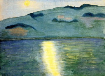 Artworks in 150 Subjects Painting - lake Marianne von Werefkin landscape